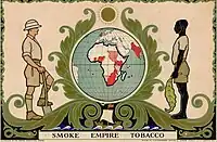 "Smoke Empire Tobacco"Illustration for the Empire Marketing Board (1928).