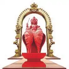 Holy union of Siva and Parvathy in a Valampirishankh