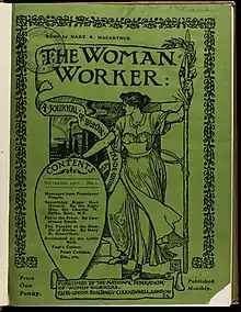 Image of an issue of The Women Worker from 1907