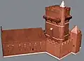 Model of the castle of Helsingborg