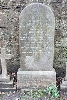 Photograph of the grave of Jessie Gellatly, Grange Cemetery, Edinburgh