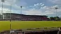 The main grandstand at the Stadium prior to Penrith Panthers vs North Queensland Cowboys in 2021