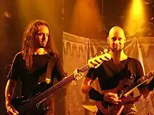 Kristian Niemann and Johan Niemann playing for Therion at The Fridge in Brixton, 2007