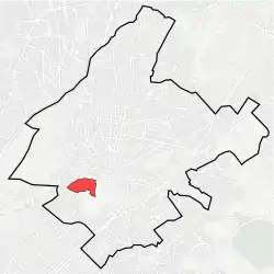 Location within Athens municipality