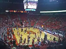 Inside the arena before UNLV basketball game