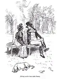 Mansfield Park, chapter 48: "Sitting under trees with Fanny."