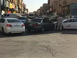 Vehicle collision in Thulaim, around 2016