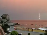 Thunderstorm by the sea