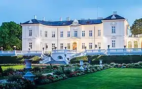 The Tiškevičiai Palace houses the  Amber Museum