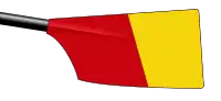 Image showing the rowing club's blade colours