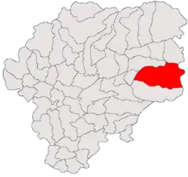 Location in Bistrița-Năsăud County