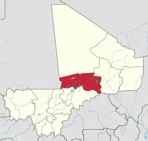 Location within Mali