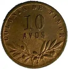 10 avos of Portuguese Timor.