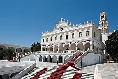 Panagia Evangelistria, landmark of the island