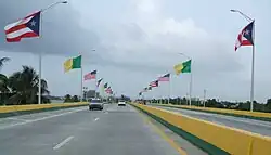 Bridge on Puerto Rico Highway 165 leaving Levittown