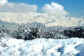 Tochal mountains, Tehran (3,933 m)