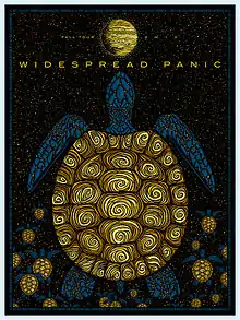 Todd Slater poster - Widespread Panic Fall 2013