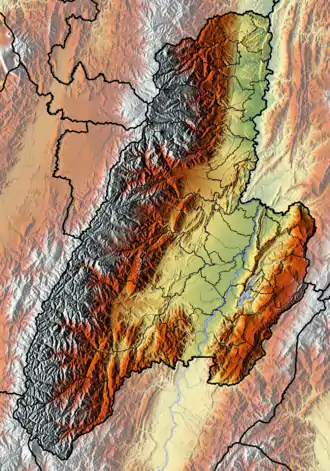 Ibagué Fault is located in Tolima Department