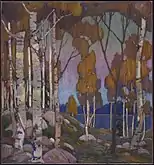 Decorative Landscape, Birches, Winter 1915–16. National Gallery of Canada, Ottawa