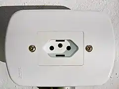 Brazilian 20 ampere socket