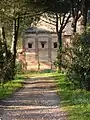 Road leading to the tomb in the Caffarella Park