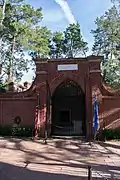 Entrance to Washington family tomb at Mount Vernon, Fairfax County, Virginia (2014)