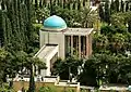 Tomb of Saadi from sky, April 20, 2014