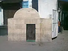 Tomb of Anselm Turmeda, who wrote in both Arabic and Catalan.