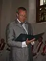 The President of Estonia, Toomas Hendrik Ilves in Vormsi in 2010