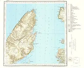 1956 topographic map of Sværholt