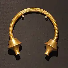 Massive gold torc of Burela