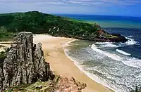 Guarita Beach, looking East