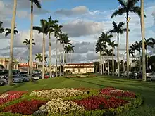 Viewed from the median of Royal Poinciana Way