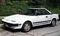 Toyota MR2, Japan's first rear mid-engined production sportscar, sold internationally over three generations (1984–2007).