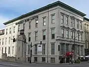 Front and western side of the Trade Mart Building, 131 W. Main Street