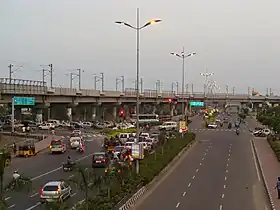 Traffic near TIDEL Park Junction