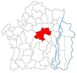 Location in Brăila County