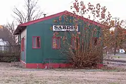 Train depot in Sardis