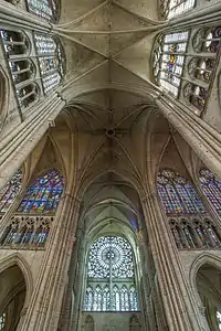 Vaults of the transept