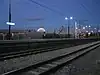 City West platform at night