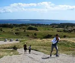 Trehøje - looking east towards Ebeltoft.