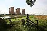 A view of the former High Marnham power station on the Trent Valley Way