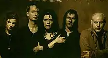 Picture of the band from the back cover of the Sleeper album