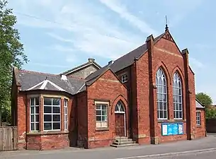 The reverse of the building from Holydyke