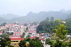 Center of Đông Khê town