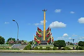 Batang Garing (Tree of Life) Roundabout Monument in Kuala Kapuas