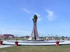 Durian Roundabout Monument in Kasongan