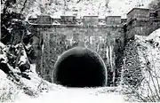 North portal of the Silschede Tunnel