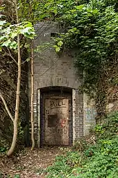 Tunnel entrance, National Library of Wales