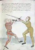 Two-handed sword fighting instructional by Sigmund Ringeck, c. 15th century AD